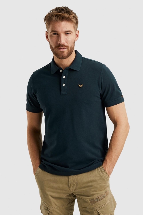PME legend short sleeve polo garment dyed piq